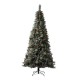 Glitzhome 7.5ft Pre-Lit Green Pine Artificial Christmas Tree with 700 Warm White Lights