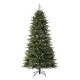 Glitzhome 7ft Pre-Lit Green Fir Artificial Christmas Tree with 500 LED Lights