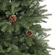 Glitzhome 7ft Pre-Lit Green Fir Artificial Christmas Tree with 500 LED Lights