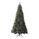 Glitzhome 9ft Pre-Lit Green Pine Artificial Christmas Tree with 1000 Warm White Lights