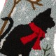 Glitzhome 2PK Cat & Dog Design Hooked Stocking