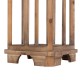 Glitzhome Farmhouse Natural Wooden Church Window Lanterns, Set of 2