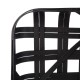 Glitzhome 24"L Vintage Black Bamboo Basket