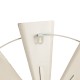 Glitzhome 22.05"D Vintage Beige Metal Wind Spinner Wall Décor