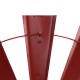 Glitzhome 32"L Vintage Red  Half Wind Spinner Wall Decor