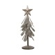 Glitzhome Galvanized Metal Christmas Table Tree Decor, Set of 2