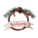 Glitzhome 34.80"H Wooden Deer Family Welcome Porch Decor