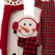 Glitzhome 35.43"H Wooden Snowman Family Porch Decor