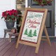 Glitzhome 24"H Christmas Wooden Porch Sign / Standing Décor