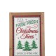 Glitzhome 24"H Christmas Wooden Porch Sign / Standing Décor