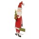 Glitzhome Set of 2 Metal Snowman & Santa Yard Stake or Standing Décor or Wall Décor