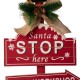 Glitzhome 42"H Wooden Christmas Yard Stake with LED Lights