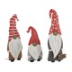 Glitzhome Christmas Metal Gnome Yard Stake or Standing Decor or Wall Decor, Set of 3