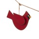 Glitzhome 72"L Metal Christmas Cardinal Garland