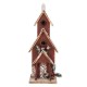 Glitzhome 23.43"H Oversized Wooden Church Birdhouse