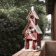 Glitzhome 23.43"H Oversized Wooden Church Birdhouse