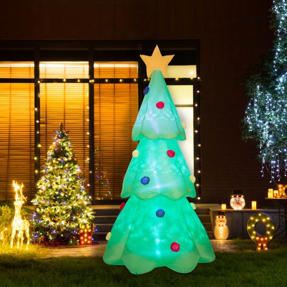 [OFFICIAL] Glitzhome 9 ft Lighted Inflatable Christmas Tree Decor ...