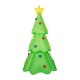 Glitzhome 9 ft Lighted Inflatable Christmas Tree Decor (Multi-color Strobe Lights)