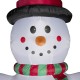 Glitzhome 12 ft Lighted Inflatable Snowman Decor with "Welcome" Banner