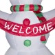 Glitzhome 12 ft Lighted Inflatable Snowman Decor with "Welcome" Banner