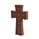 Glitzhome Rusty Marquee LED Lighted Cross Sign