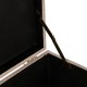 Glitzhome 19.69"L Morandi Light Grey Leathaire Upholstered Storage Stool