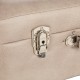 Glitzhome 19.69"L Morandi Light Grey Leathaire Upholstered Storage Stool