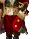 Glitzhome 18"H Christmas Santa Claus Figurine With Traditional Red Velvet Suit