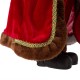 Glitzhome 18"H Christmas Santa Claus Figurine With Traditional Red Velvet Suit
