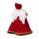 Glitzhome 12"H Christmas Red Velvet Angel Tree Topper