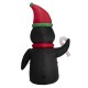 Glitzhome 8 ft Lighted Inflatable Penguin Decor