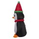 Glitzhome 8 ft Lighted Inflatable Penguin Decor