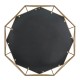 Glitzhome 28.15"D Deluxe Golden Metal Octagonal Wall Mirror