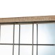 Glitzhome 31.5"H Farmhouse Wooden/Metal Windowpane Rectangular Wall Mirror Decor