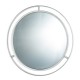 Glitzhome 24"D Deluxe Silver Round Wall Mirror