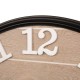 Glitzhome 23.60"D Farmhouse Metal Wooden Round Wall Clock