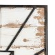 Glitzhome 31.5"H Oversized Farmhouse Wooden/Metal Rectangular Wall Clock