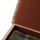 Glitzhome Decorative Vintage Book Shaped Christmas Storage Book Box, Set of 3