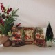 Glitzhome Decorative Vintage Book Shaped Christmas Book Box, Set of 3