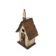 Glitzhome 13.90"H Distressed Wooden Birdhouse