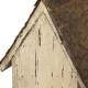 Glitzhome 13.90"H Distressed Wooden Birdhouse