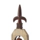 Glitzhome 15.63"H Church Rustic Distressed Wooden Birdhouse