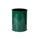 Glitzhome Hunter Green Modern Metal Storage Accent Table or Stool with Solid Wood Lid, Set of 2