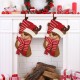 Glitzhome 2PK 3D Hooked Stocking, Reindeer