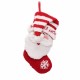 Glitzhome 2PK Hooked Stocking, 3D Santa