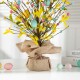 Glitzhome 18"H Easter Egg Table Tree Décor