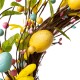 Glitzhome 22"D Easter Wreath With Multicolor Easter Eggs