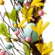 Glitzhome 22"D Easter Wreath With Multicolor Easter Eggs