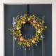 Glitzhome 22"D Easter Wreath With Multicolor Easter Eggs