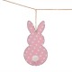 Glitzhome 72"L Easter Metal Bunny Garland